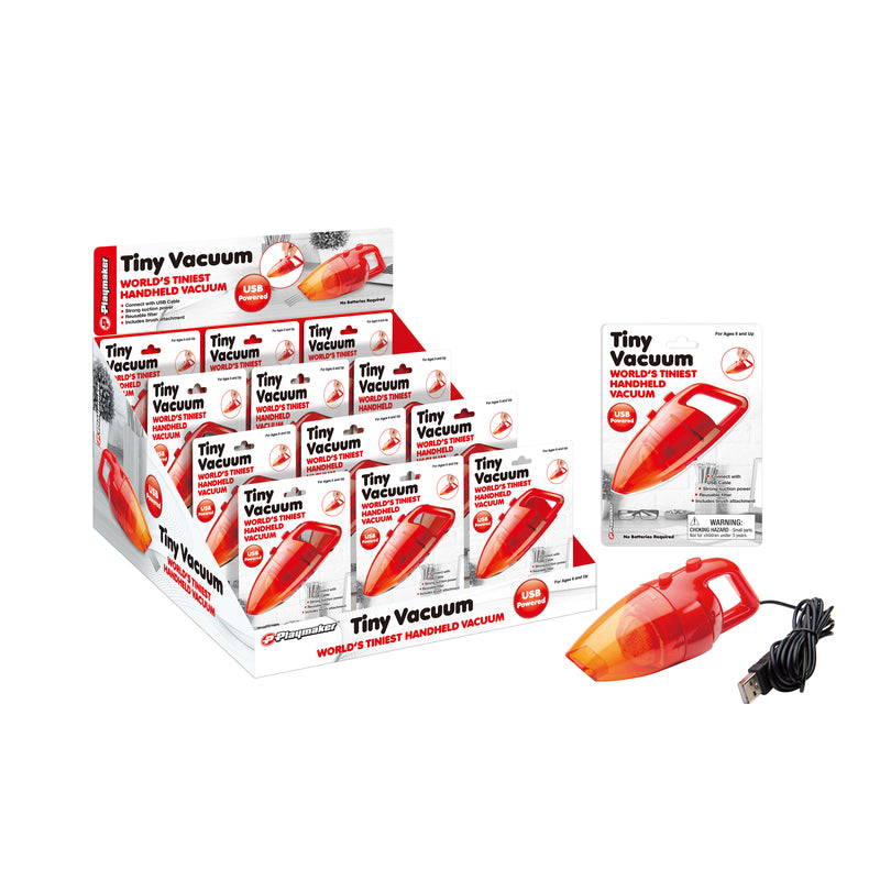 Playmaker Toys Tiny Vacuum Toy 1 pc, Pack of 12