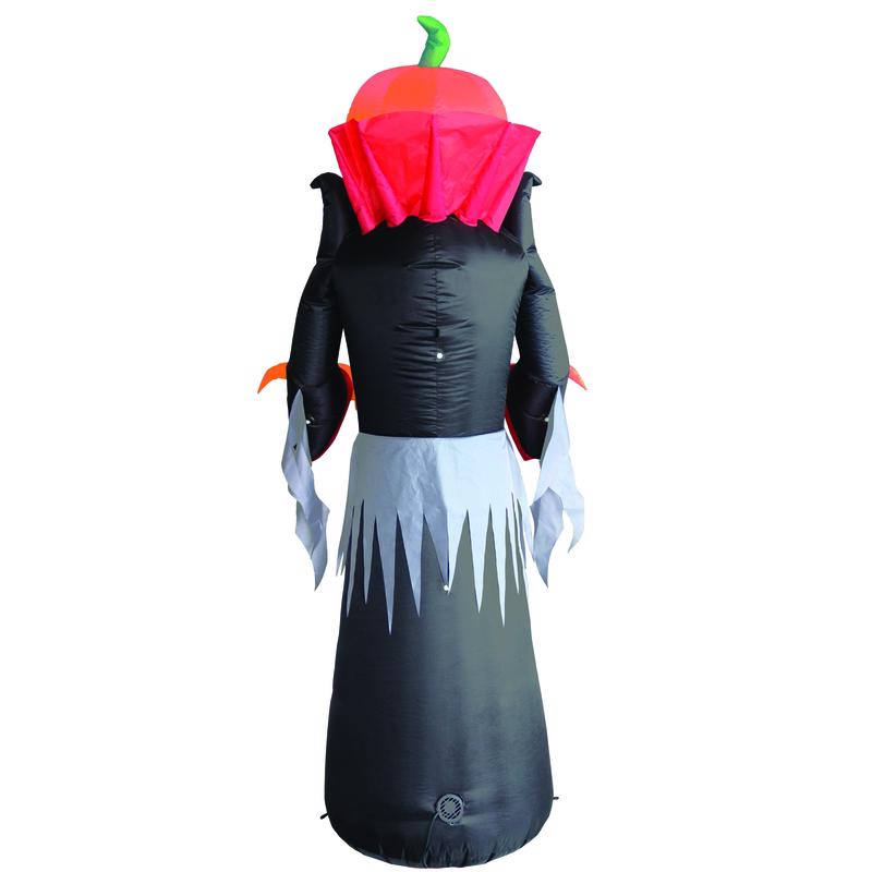 Celebrations Four Season 8 ft. LED Prelit Spinning Pumkin Head Inflatable