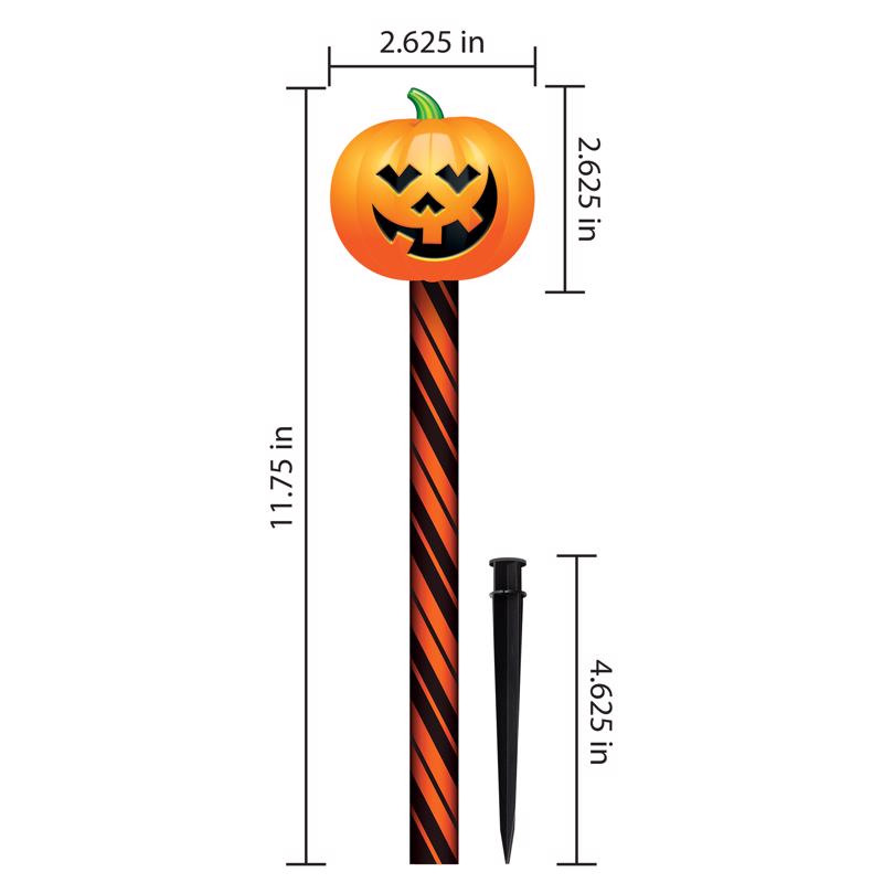 Magic Seasons Color Changing 12 in. Light Stake Pathway Decor, Pack of 12