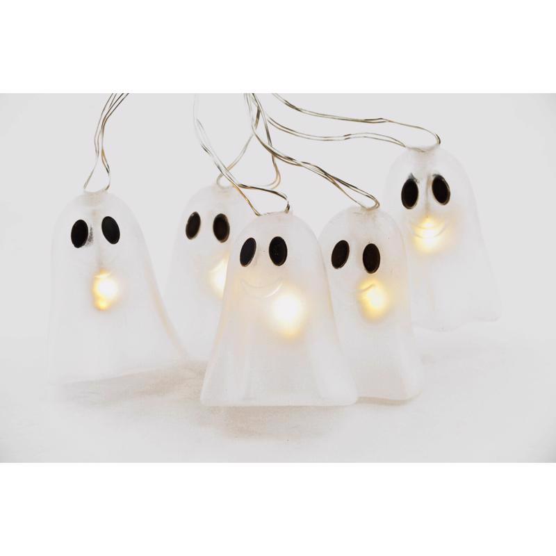 Celebrations Warm White LED Prelit Ghost & Eyeball Lights, Pack of 12