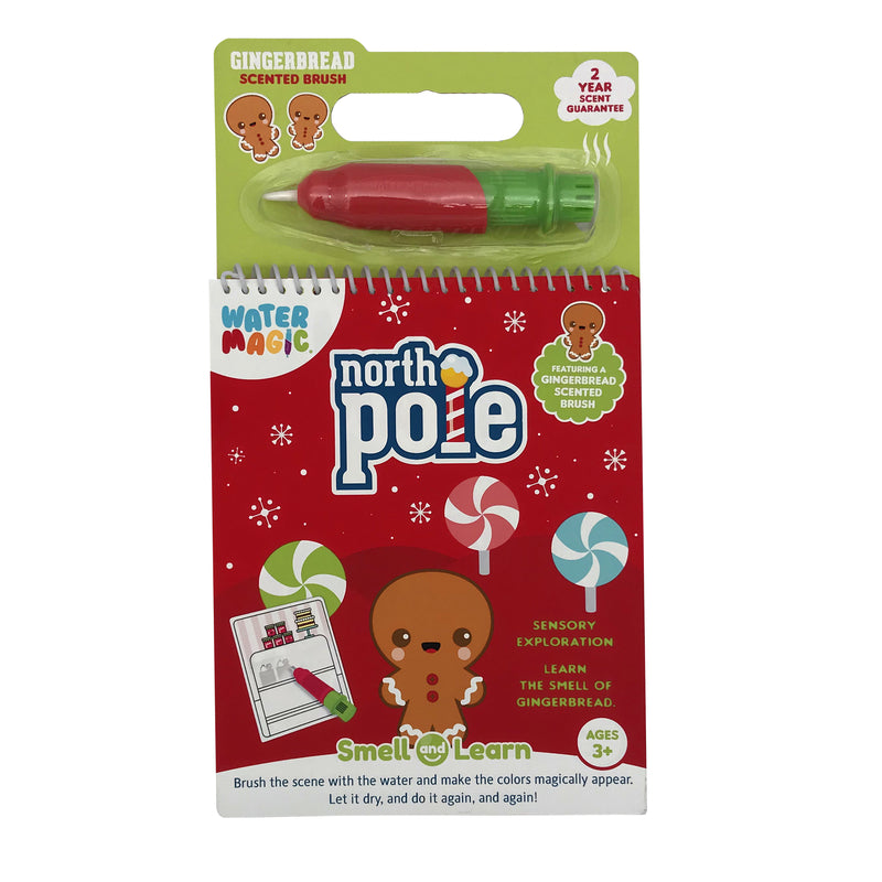 Scentco Water Magic North Pole Gingerbread Activity Book Multicolored 1 pc, Pack of 10