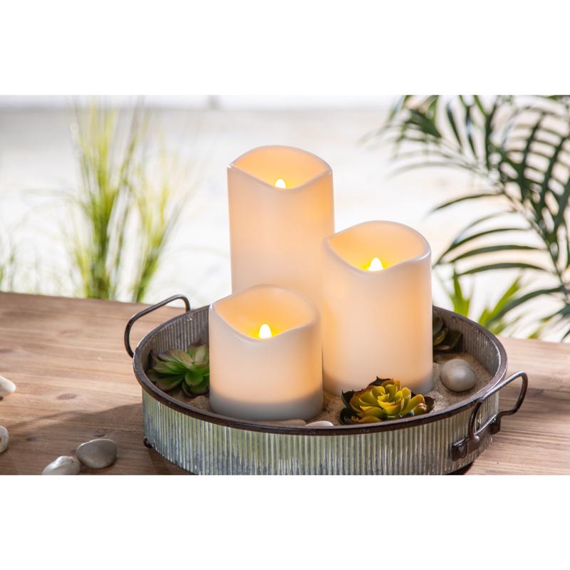 Everlasting Glow Candle Table Decor Plastic 1 pk 4 in., Pack of 4