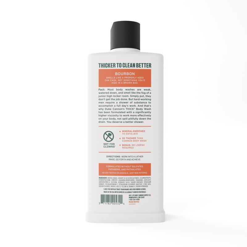 Duke Cannon Bourbon Oak Barrels + Aged Spirits Scent Body Wash 17.5 oz 1 pk