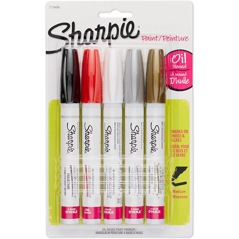 Sharpie Assorted Medium Tip Paint Marker 5 pk, Pack of 6