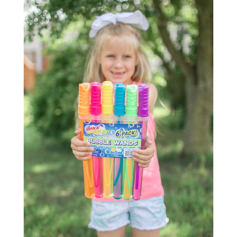 Maxx Bubbles Bubble Wand Assorted, Pack of 12
