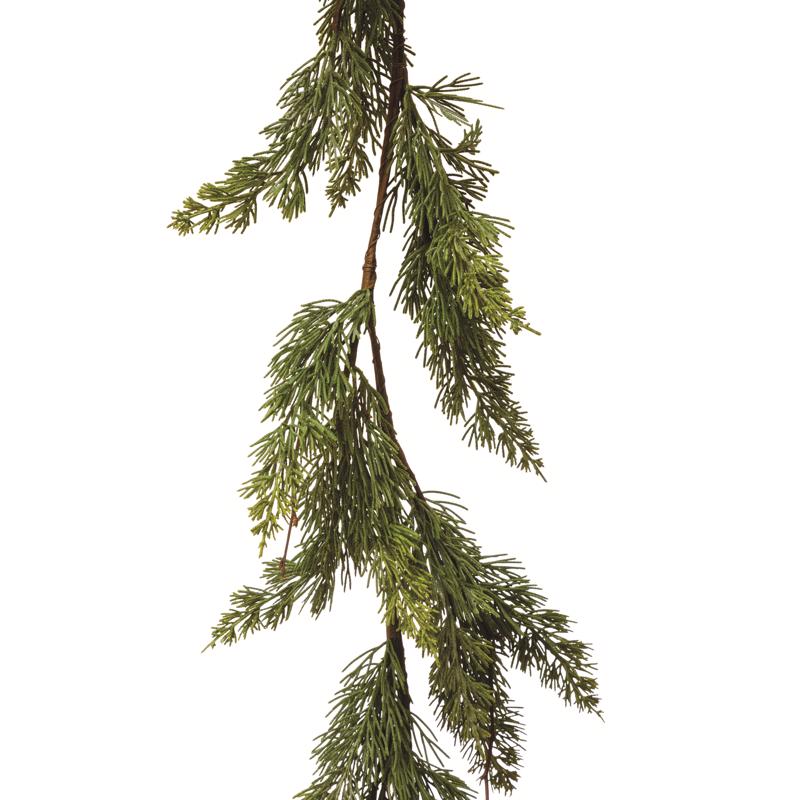 Creative Co-Op 4 in. D X 7 ft. L Artificial Cedar Garland, Pack of 6