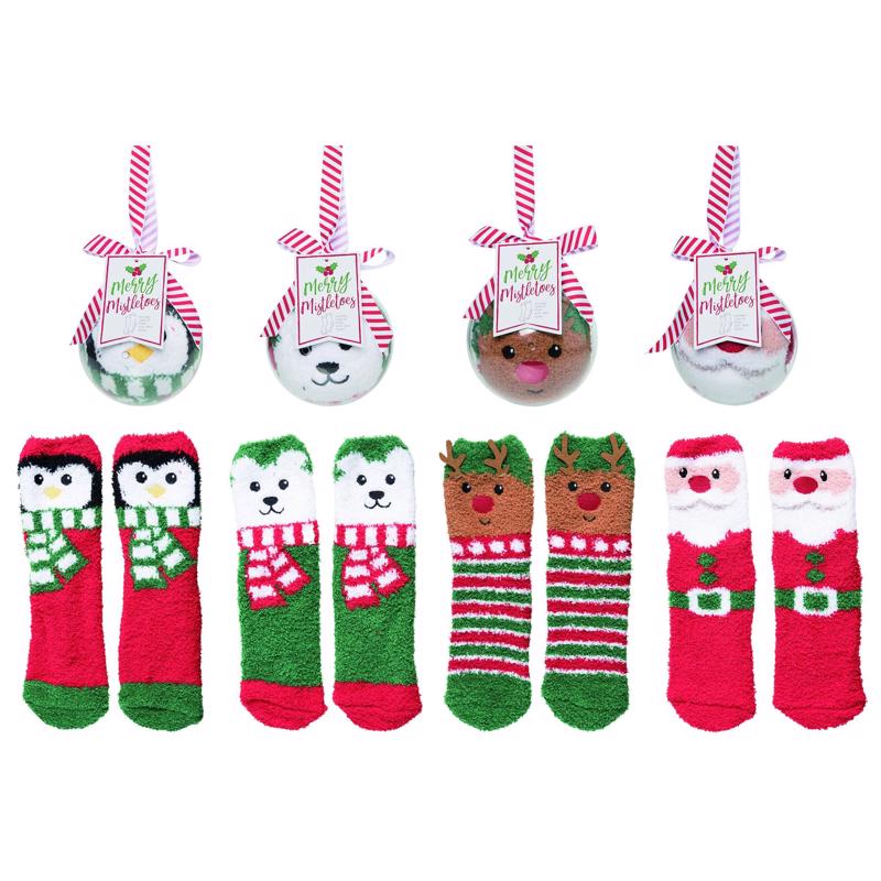 Transpac Assorted Indoor Christmas Decor 3.94 in., Pack of 12