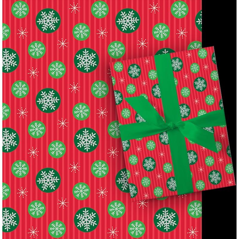 Paper Images Assorted Foil Plaid Gift Wrap, Pack of 36