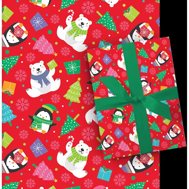 Paper Images Assorted Juvenile Gift Wrap, Pack of 36