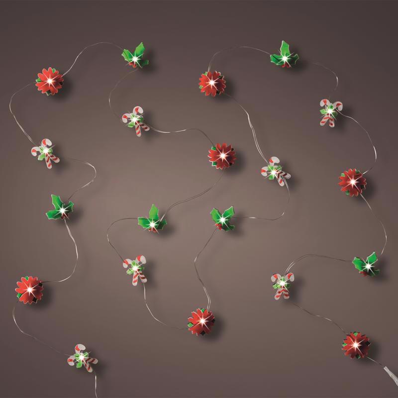 Celebrations LED Micro Dot/Fairy Clear/Warm White 20 ct Novelty Christmas Lights 6.2 ft., Pack of 12
