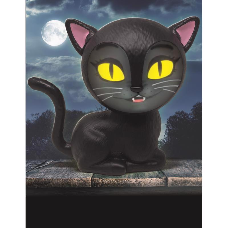 Mindscope Eek the Cat 8 in. Talking Animated Halloween Decor, Pack of 4