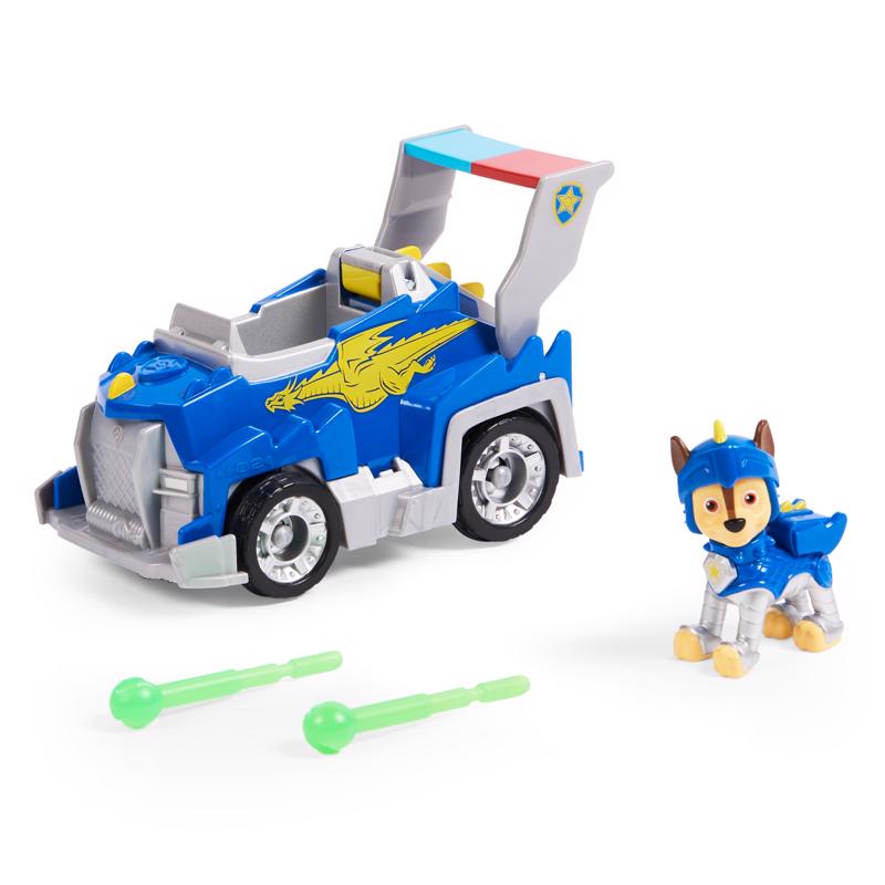 Spin Master Paw Patrol Chase Transforming Toy Car Multicolored 4 pc