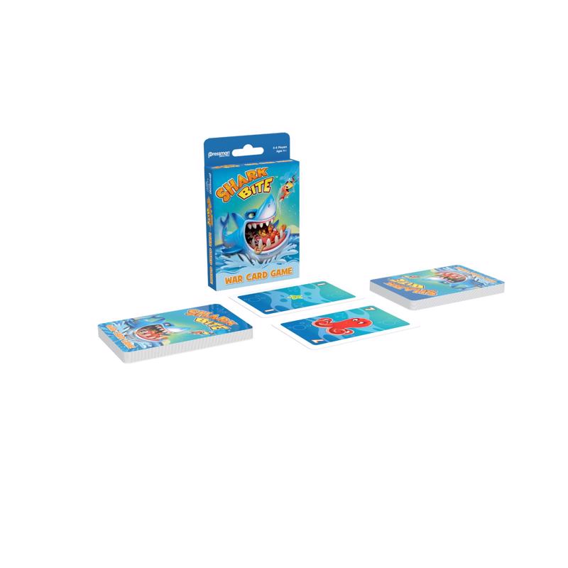 Pressman Shark Bite Wild Card Game Multicolored, Pack of 8