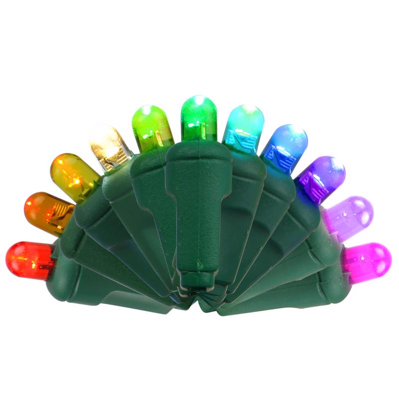 Celebrations Platinum LED Mini Dot Multicolored 50 ct String Christmas Lights 50 ft.