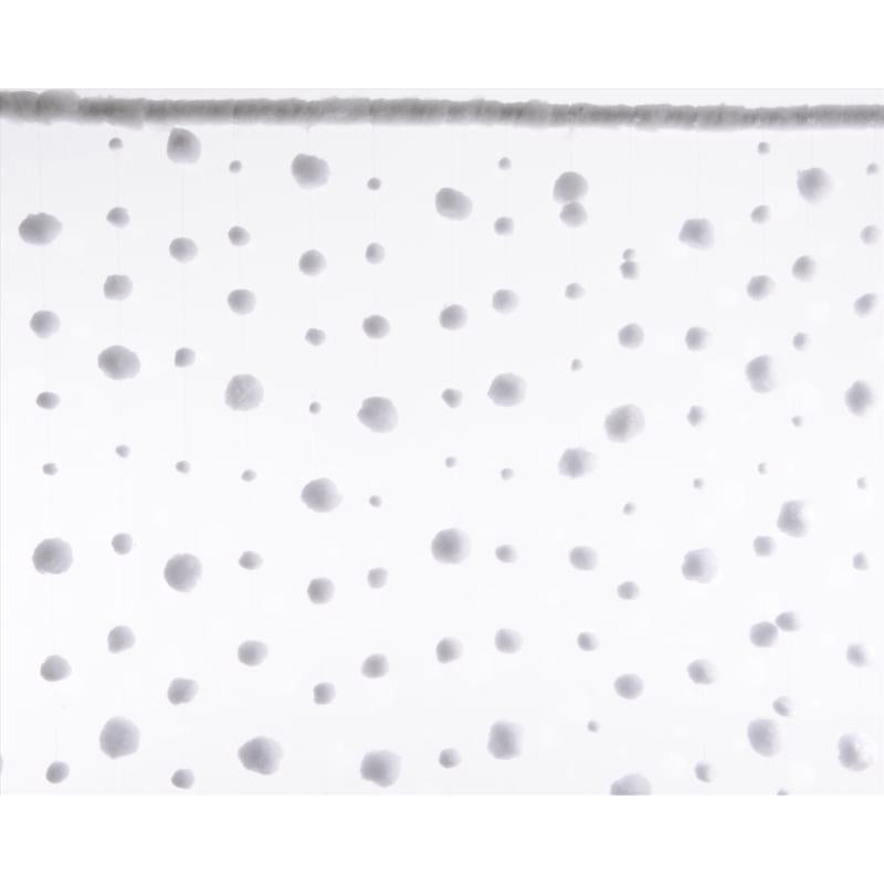 Decoris White Snowflake Snowflake 62 in., Pack of 4