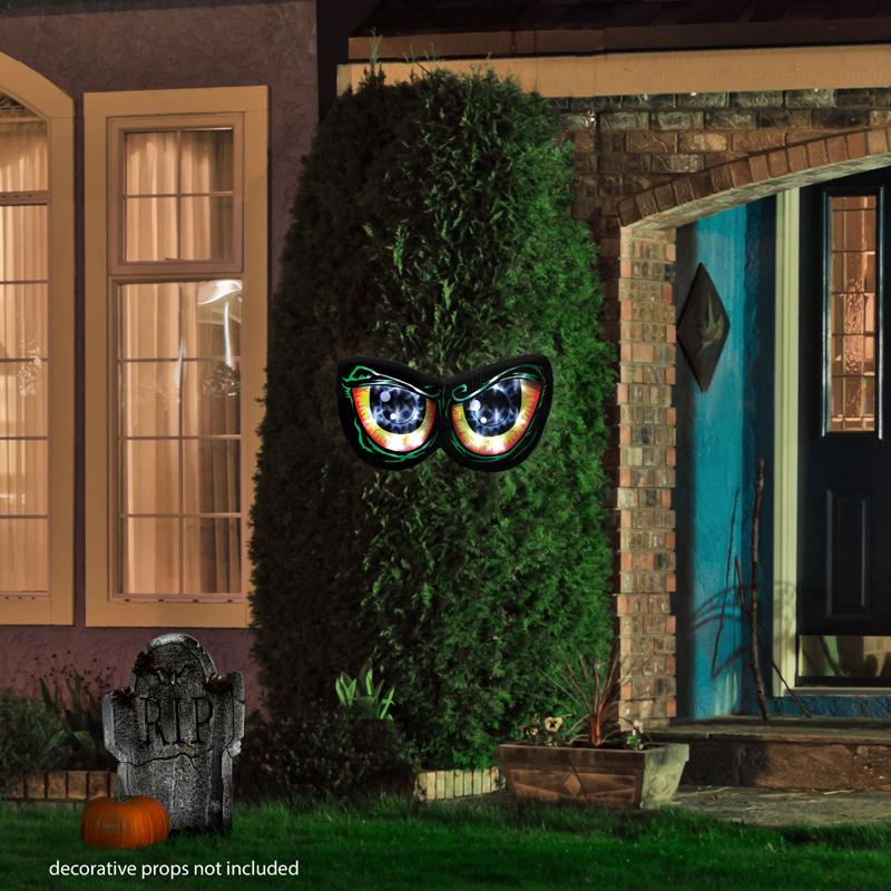 Occasions 11 in. LED Animated Lighted Eyes Halloween Decor