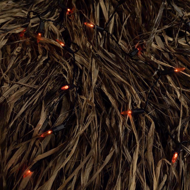 Celebrations Orange 100 ct LED Mini Halloween String Lights