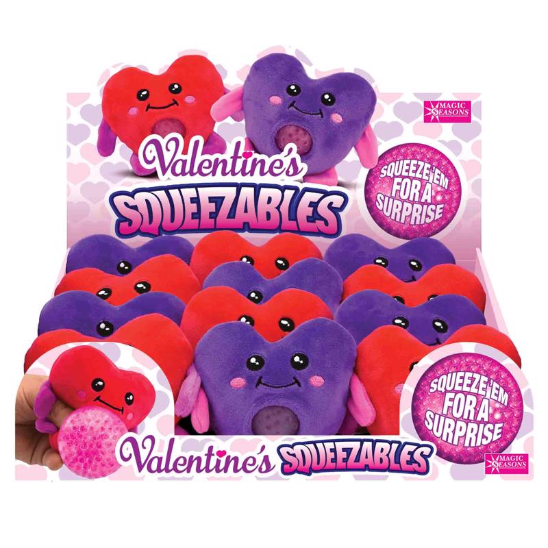 Shawshank LEDz Valentines Squeezable Assorted 1 pc, Pack of 12