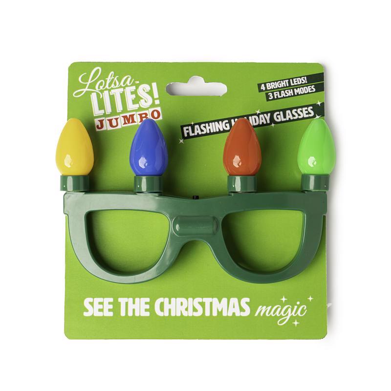 Lotsa Lites LED Multicolor Flashing glasses Light Set 5 in., Pack of 24