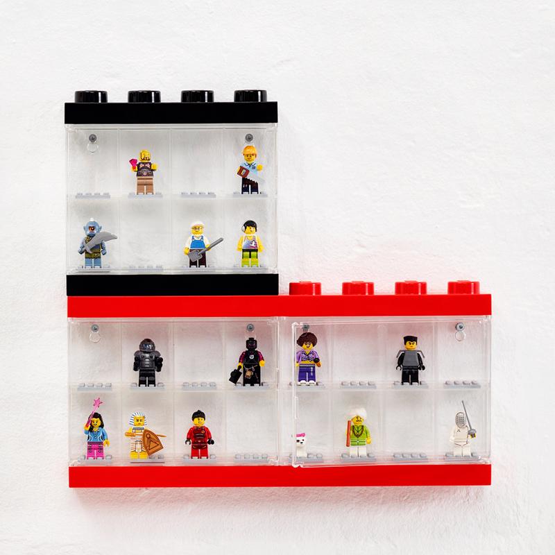 LEGO Minifigure Display Case Black
