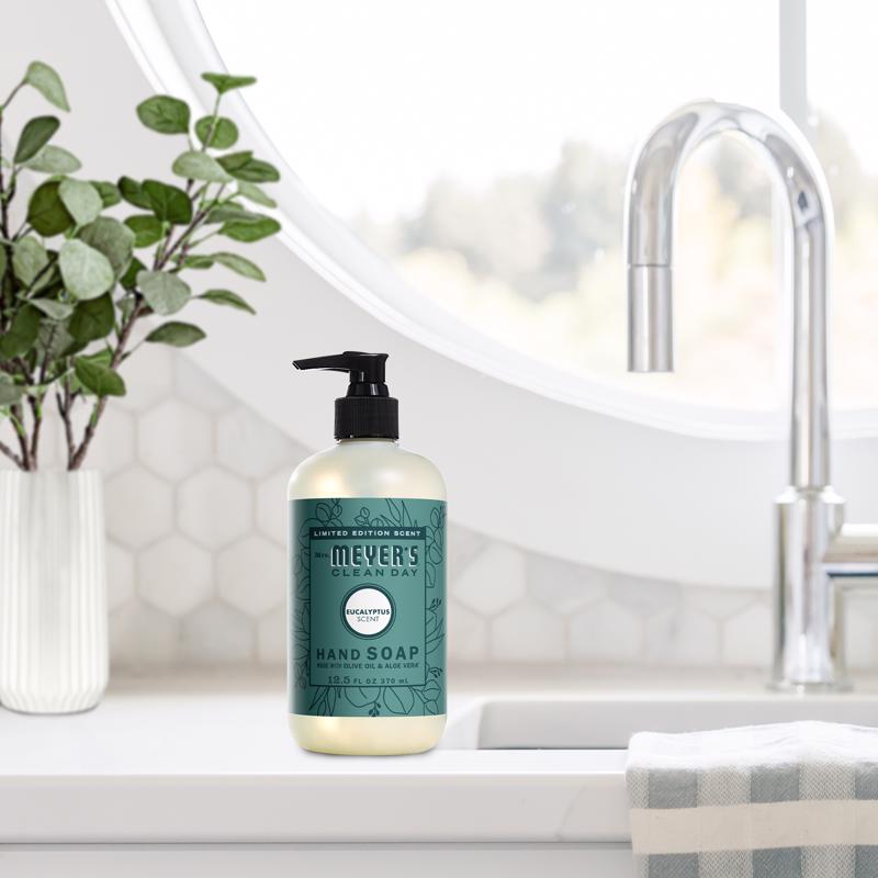 Mrs. Meyer's Clean Day Eucalyptus Scent Liquid Hand Soap 12.5 oz, Pack of 6