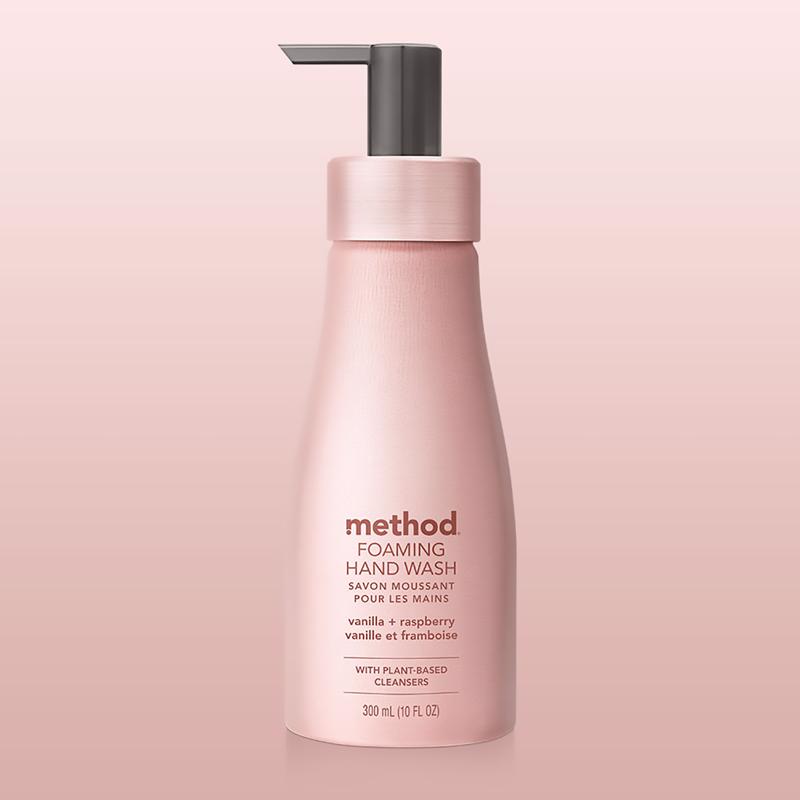Method Vanilla & Raspberry Scent Foam Hand Soap 10 oz, Pack of 3