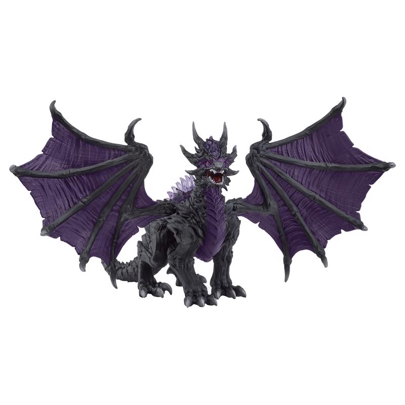 Schleich Eldrador Shadow Dragon Figurine Black/Purple, Pack of 2
