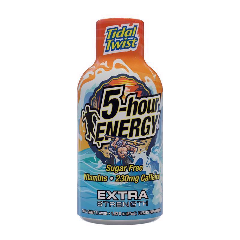 5-hour Energy Tidal Twsit Sugar Free Tidal Twist Energy Shot 1.9 oz, Pack of 12