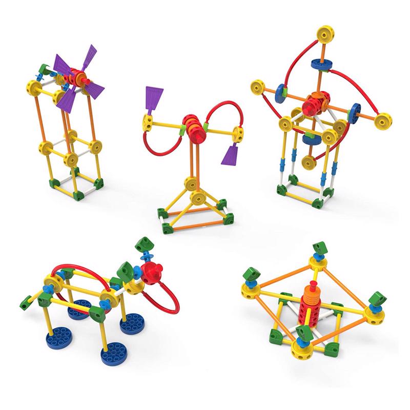 Tinkertoy Classic Building Tin Toy Multicolored 100 pc