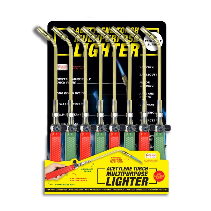 Gibson Assorted Torch Lighter 1 pk, Pack of 16