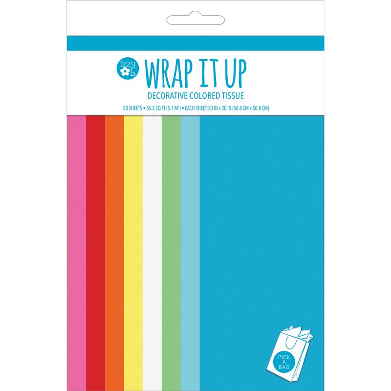 Paper Images Multi-Color Decorative Tissue Paper, Pack of 6