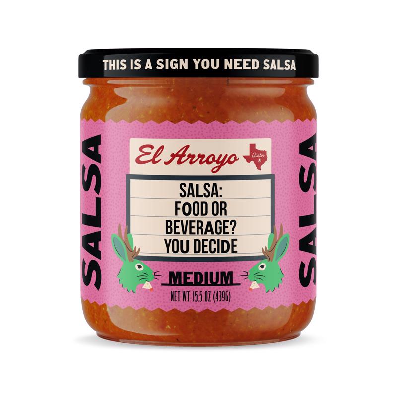 El Arroyo Medium Salsa 15.5 oz Jar, Pack of 6