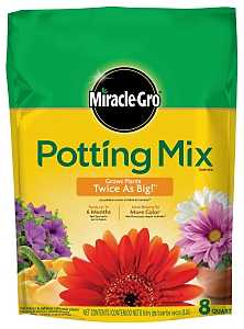 Miracle-Gro 75678300 Potting Mix, 8 qt