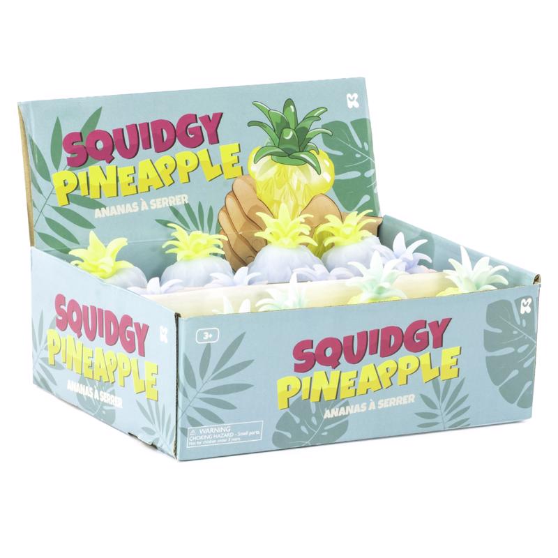 Keycraft Squeezy Pineapple Assorted, Pack of 12