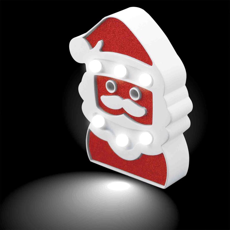 Shawshank LEDz LED Assorted Christmas Tree or Santa Marquee, Pack of 12