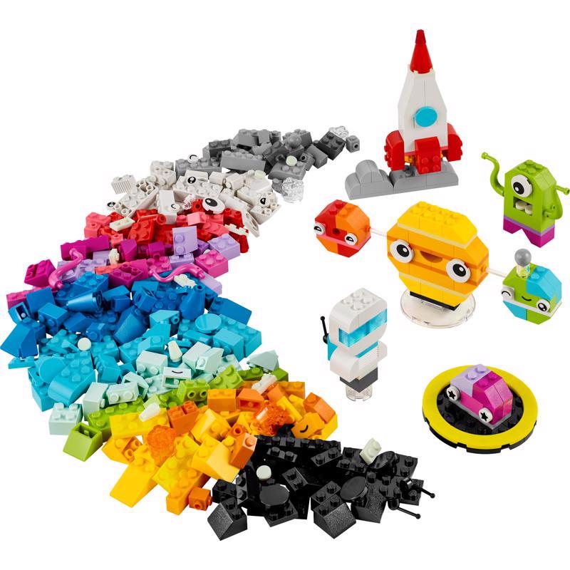 LEGO Classic Creative Space Planets Building Set Multicolor 450 pc