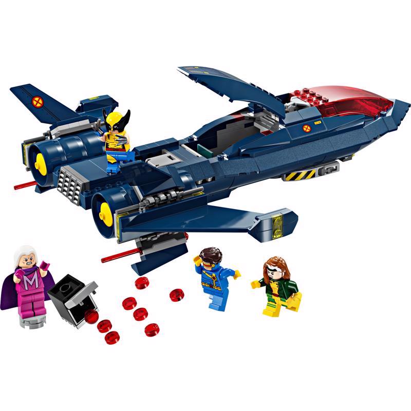 LEGO Super Heroes Marvel X-Men X-Jet Building Set Multicolored 359 pc