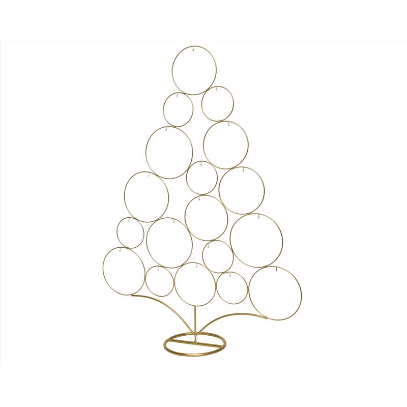 Decoris Gold Tree Display Centerpiece 33 in., Pack of 6