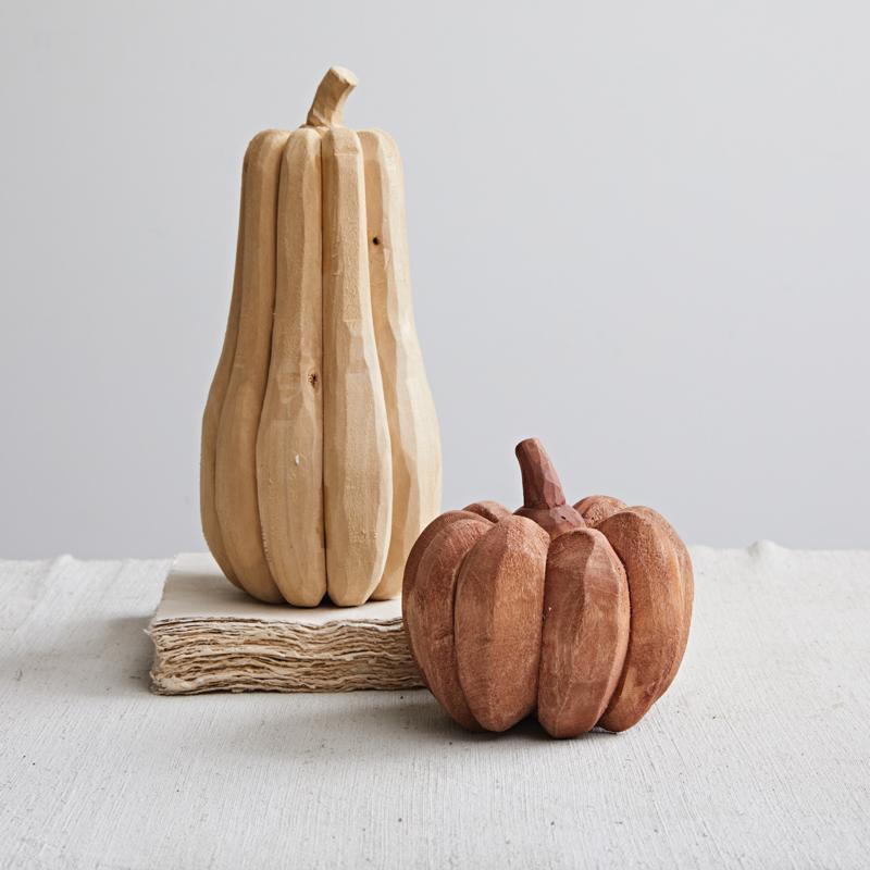 Creative Co-Op 10 in. Pumkin Fall Decor, Pack of 6