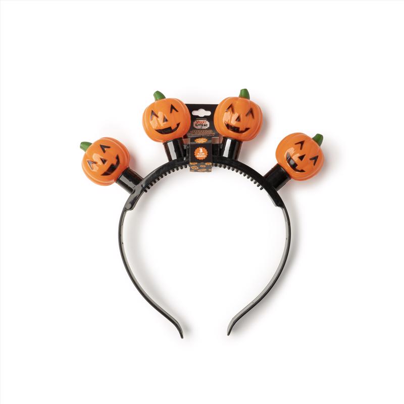 Spooky Lites LED Halloween Headband 1 pk, Pack of 24
