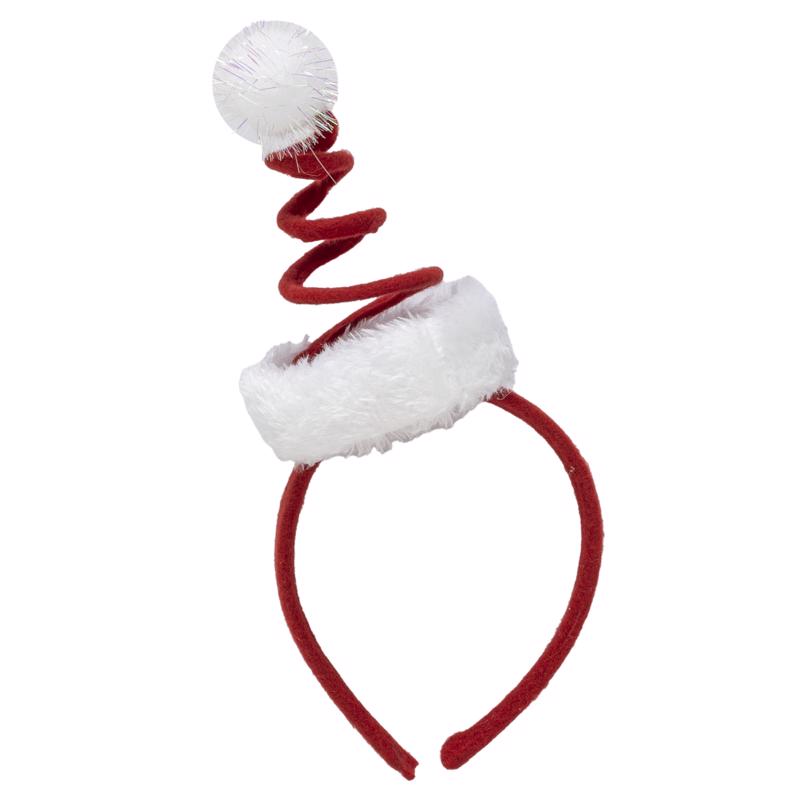 Dyno 9.25 in. Spiral Hat w/pom Headband 1 pk, Pack of 12