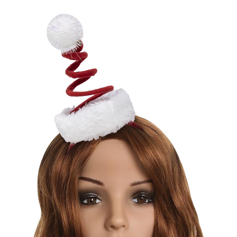 Dyno 9.25 in. Spiral Hat w/pom Headband 1 pk, Pack of 12
