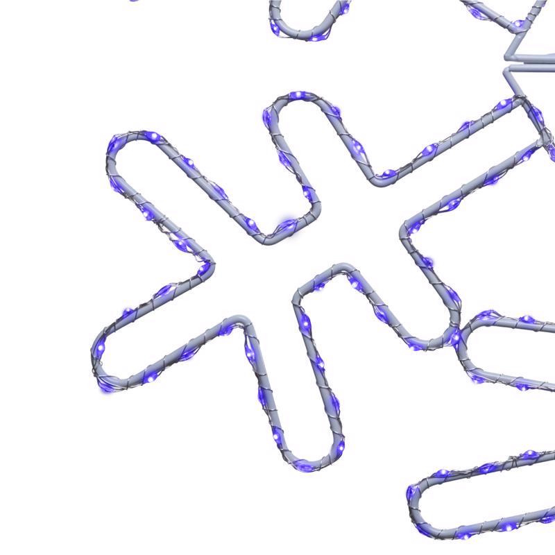 Celebrations LED Blue Snowflake 18 in. Hanging Decor