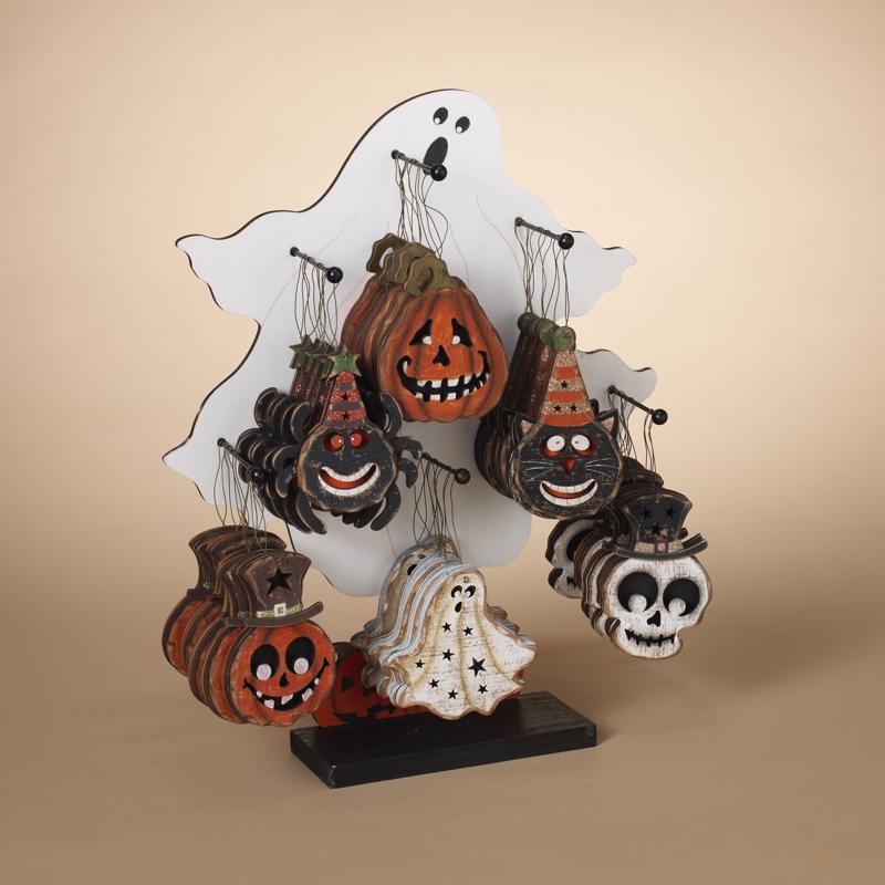 Gerson 5 in. Halloween Assortment Hanging Decor, Pack of 36