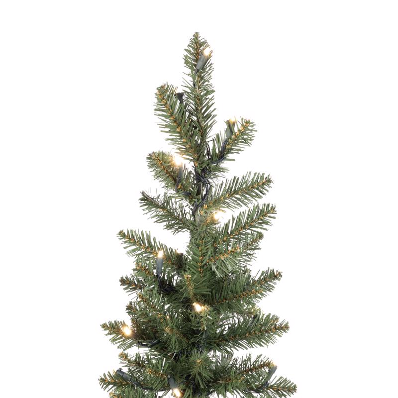 Celebrations 5 ft. Slim LED 100 ct Diamond Potted Color Changing Entrance Tree