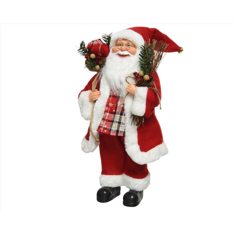 Decoris Red Santa Table Decor 18 in., Pack of 4