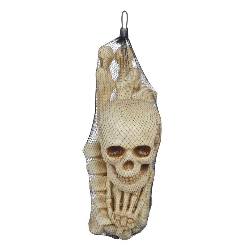Decra Lite Skeleton Halloween Decor, Pack of 4