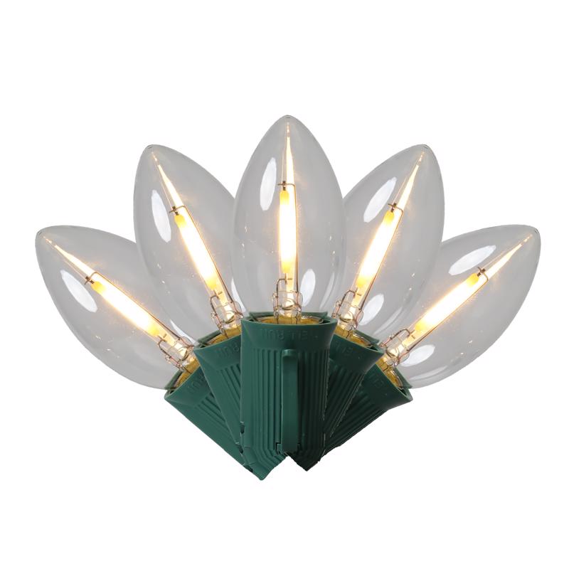 Celebrations Classic LED C9 Warm White 25 ct String Christmas Lights 24 ft.
