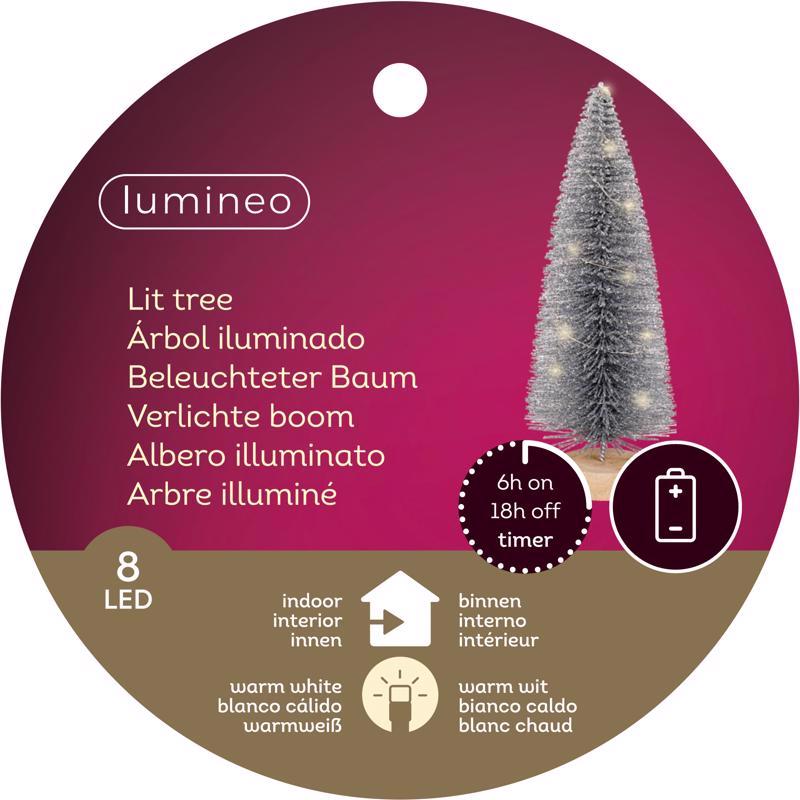 Lumineo LED Micro Warm White Christmas Lights, Pack of 24