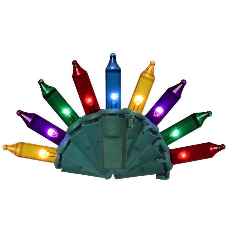 Celebrations Classic LED T5 Multicolored 100 ct String Christmas Lights 24.75 ft., Pack of 12
